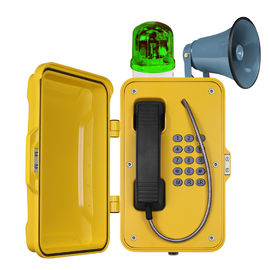 Un buen precio. Teléfonos industriales impermeables del túnel de IP67 VoIP con el cuerno y el faro en línea