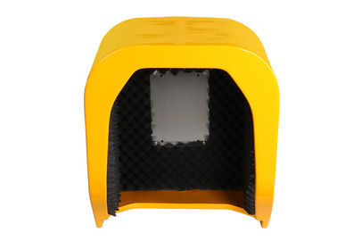 Un buen precio. Cabina telefónica acústica de caja de llamadas públicas en color amarillo en línea