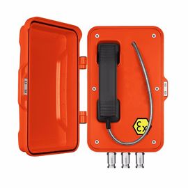 Teléfono a prueba de mal tiempo industrial de la línea directa, función resistente del teléfono SOS