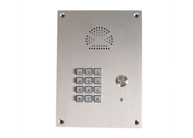 Teléfonos del intercomunicador del elevador del acero inoxidable, teléfono sin manos IP55-IP65 de la emergencia de la línea directa