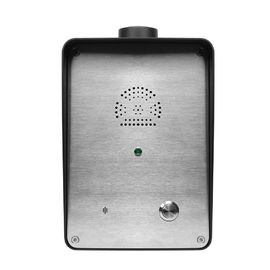 Teléfono de dial auto metálico del teléfono público 65VDC de DTMF PoE G/M