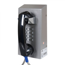 Teléfono análogo resistente fijo de acero en frío del G/M