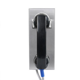 Teléfono anti de acero inoxidable ISO9001 del vándalo del análogo IP55-IP65