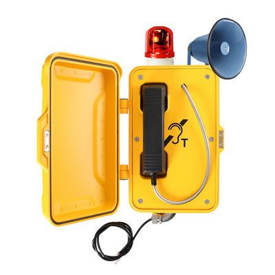 Teléfono anti del SORBO de la aleación de aluminio del vándalo IP66 1.5W SOS