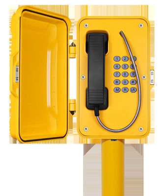 Teléfono montado en la pared lleno SIP2.0 del telclado numérico IP66 VoIP para el astillero