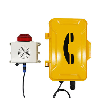 teléfono industrial hermético robusto de 90db VoIP con la difusión