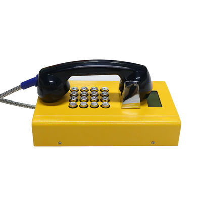 SORBO rugoso de acero inoxidable G/M del teléfono de la cárcel del telclado numérico lleno con el microteléfono