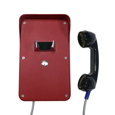 microteléfono rugoso PoE SIP2.0 del teléfono resistente del vándalo de 3G G/M con un botón