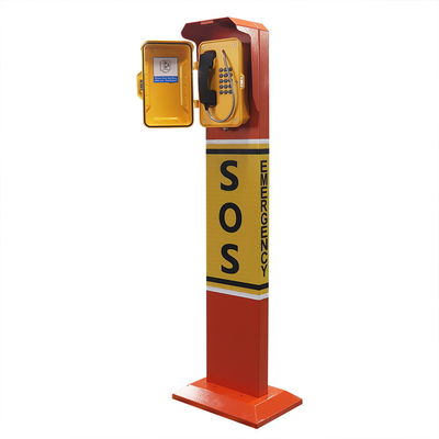 Un buen precio. Columna telefónica de emergencia VoIP en carretera resistente a impactos y a prueba de vandalismo SOS en línea