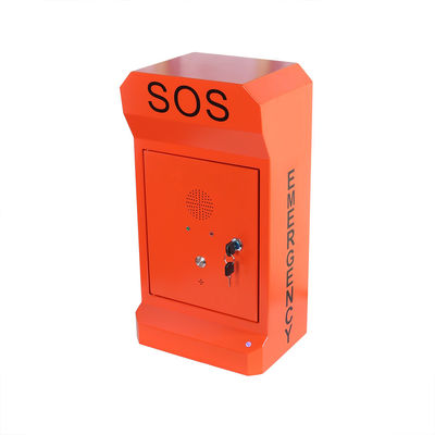 El teléfono resistente IP54 GSMR del vándalo del dial del One Touch el SOS da libremente
