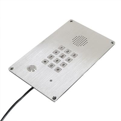 Un buen precio. Teléfono público del sitio limpio del intercomunicador IP65 de la emergencia del botón 3G G/M el SOS en línea
