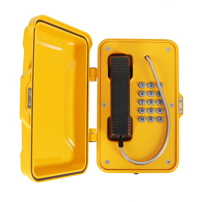 A presión el teléfono SIP2.0 75-90db IP67 POE del impermeable de la fundición