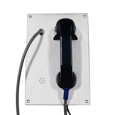 Un buen precio. Teléfono empotrado resistente al vandalismo / Teléfono de línea directa de acero inoxidable para sala limpia en línea